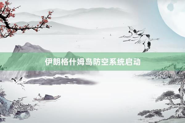 伊朗格什姆岛防空系统启动