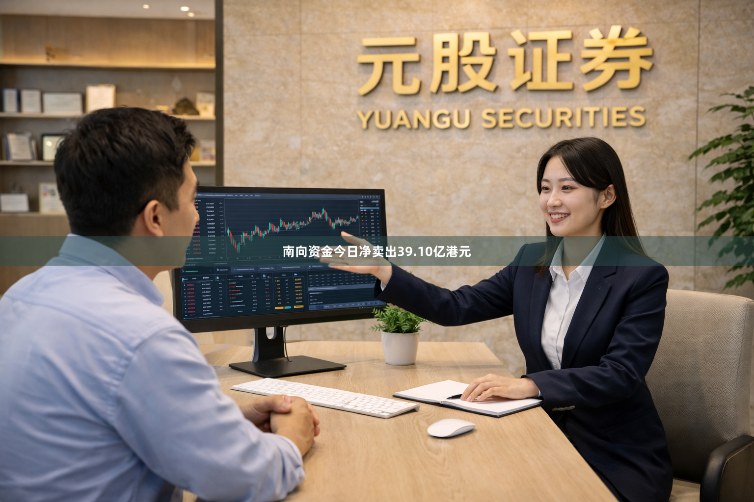 南向资金今日净卖出39.10亿港元