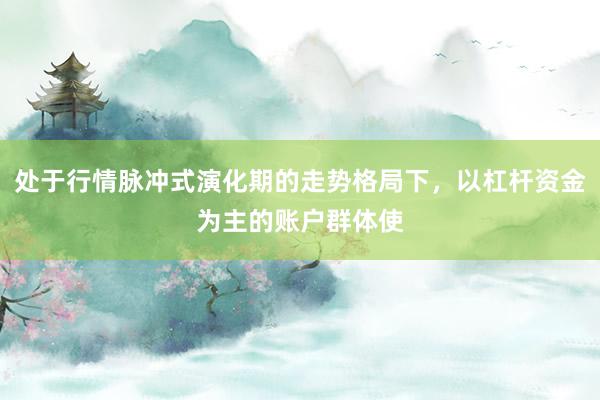 处于行情脉冲式演化期的走势格局下，以杠杆资金为主的账户群体使