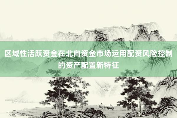 区域性活跃资金在北向资金市场运用配资风险控制的资产配置新特征