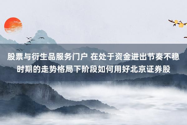 股票与衍生品服务门户 在处于资金进出节奏不稳时期的走势格局下阶段如何用好北京证券股