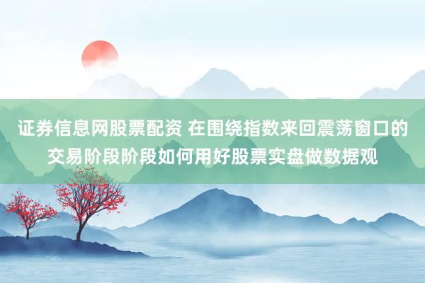 证券信息网股票配资 在围绕指数来回震荡窗口的交易阶段阶段如何用好股票实盘做数据观